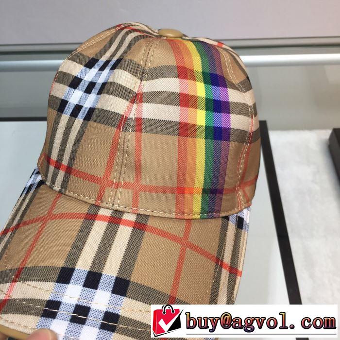 バーバリー BURBERRY ベースボールキャップ クラシカルな雰囲気 2019年春夏のトレンドアイテム