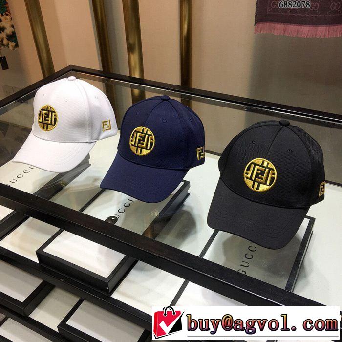  大人気発売中 フェンディ FENDI 毎年大人気！2019 キャップ 3色可選 なぜか大人気！ 高品質 