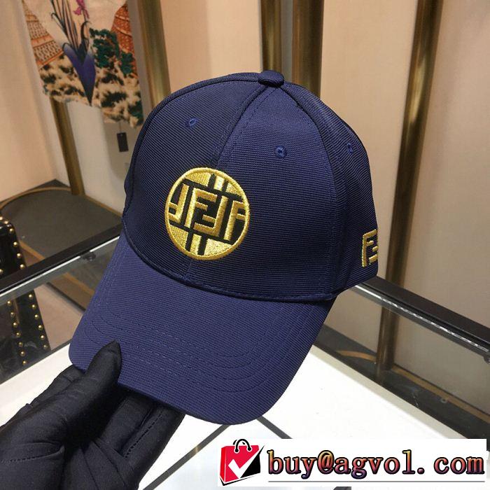 大人気発売中 フェンディ FENDI 毎年大人気！2019 キャップ 3色可選 なぜか大人気！ 高品質