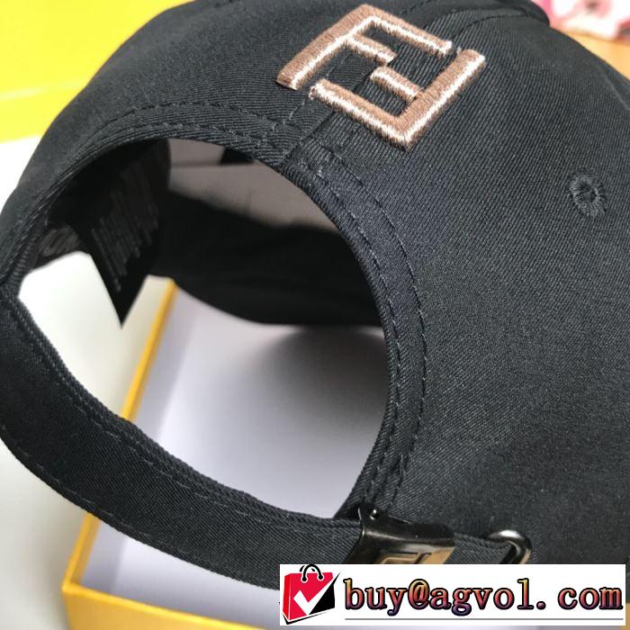 2019春夏トレンドアイテム 今年春夏ファション流行り フェンディ FENDI ベースボールキャップ 2色可選
