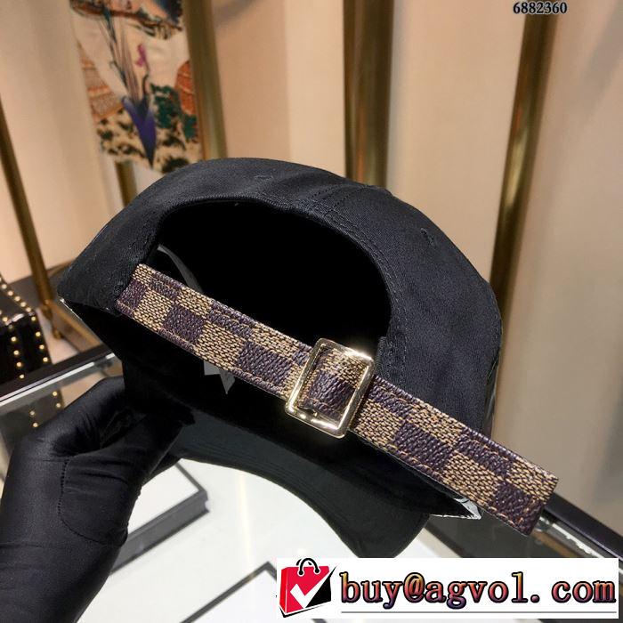 【2019春夏】最新コレクション 目を引く春夏トップス ルイ ヴィトン LOUIS VUITTON ベースボールキャップ 2色可選