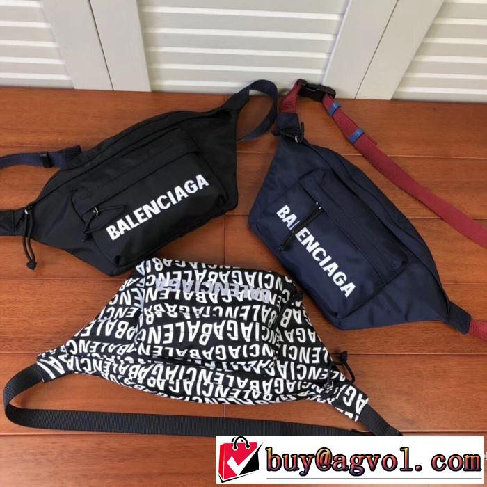 バレンシアガ BALENCIAGA 2019秋冬トレンドアイテム ウエストポーチ 多色選択可 秋にはやる最新作を先取り