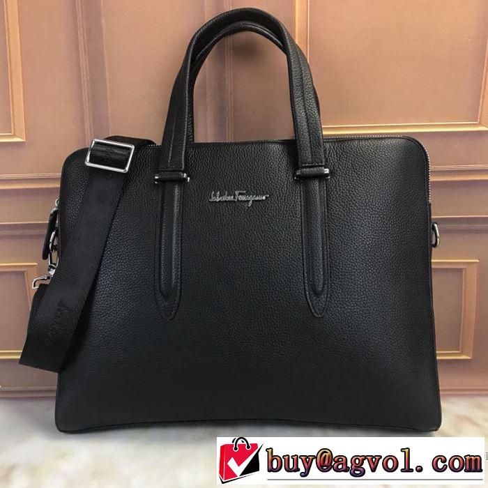 2019年最新ファッション 今から夏まで活躍する サルヴァトーレフェラガモ FERRAGAMO ビジネスバッグ
