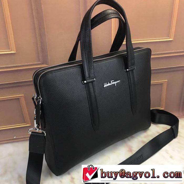 2019年最新ファッション 今から夏まで活躍する サルヴァトーレフェラガモ FERRAGAMO ビジネスバッグ