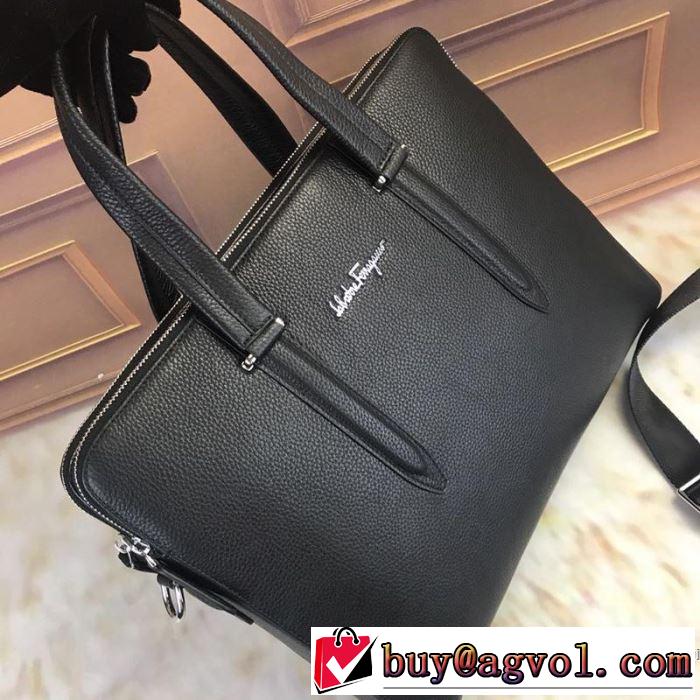 2019年最新ファッション 今から夏まで活躍する サルヴァトーレフェラガモ FERRAGAMO ビジネスバッグ