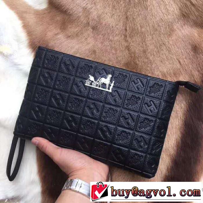 2019年春夏シーズンの人気 春夏シンプルファッションでOK！ エルメス HERMES ポーチ