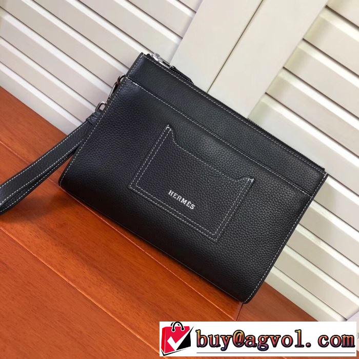 3色可選 おしゃれに秋を迎えるために エルメス 人気ブランドの秋冬新色 HERMES ポーチ  2019トレンドカラー秋冬セール