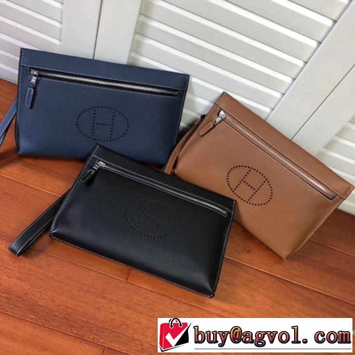 ポーチ   とにかく完璧ブランド新作 エルメス HERMES 秋服コーデ2019年版 3色可選 大胆なチェックの人気トレンド