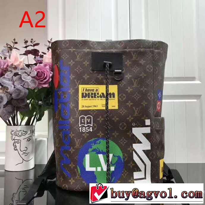 リュック 2色可選 素敵カジュアルの春夏コレクション 2019春夏は人気定番 ルイ ヴィトン LOUIS VUITTON