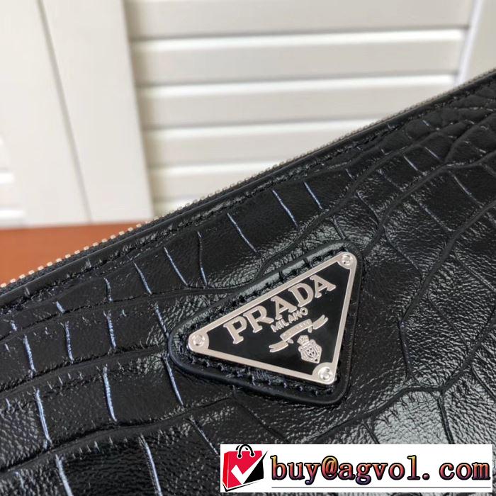 PRADA 今年注目な新品セール プラダ  2019秋冬トレンドアイテム ポーチ  秋冬とれんど新品目立ち