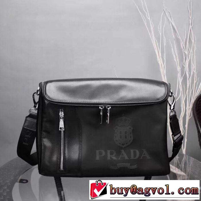 最高にCOOL秋冬新作  プラダ シンプルに着こなしたい PRADA 最速2019秋冬トレンドブランド ショルダーバッグ
