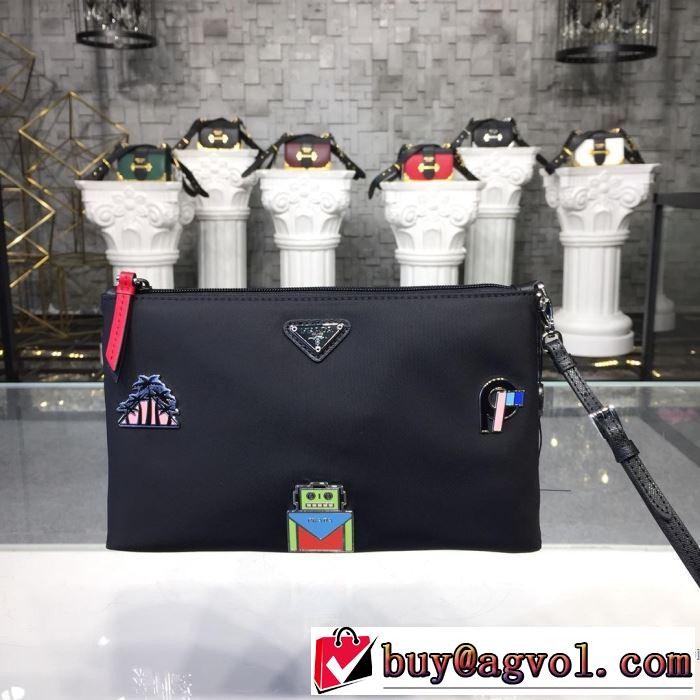 ポーチ  オシャレスタイルが今年流 プラダ 今季トレンド抜け感新品 PRADA 2019-20秋冬取り入れやすい