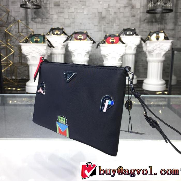 ポーチ  オシャレスタイルが今年流 プラダ 今季トレンド抜け感新品 PRADA 2019-20秋冬取り入れやすい