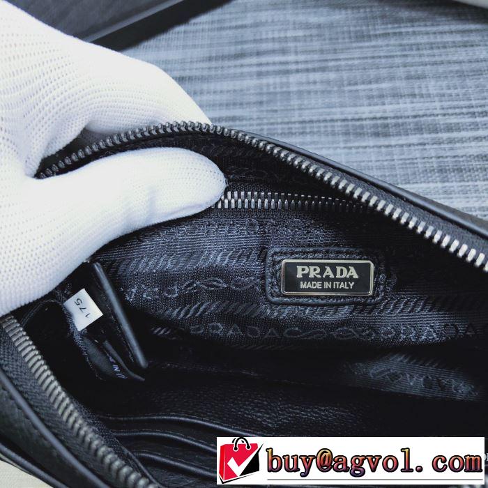 ポーチ オシャレスタイルが今年流 プラダ 今季トレンド抜け感新品 PRADA 2019-20秋冬取り入れやすい