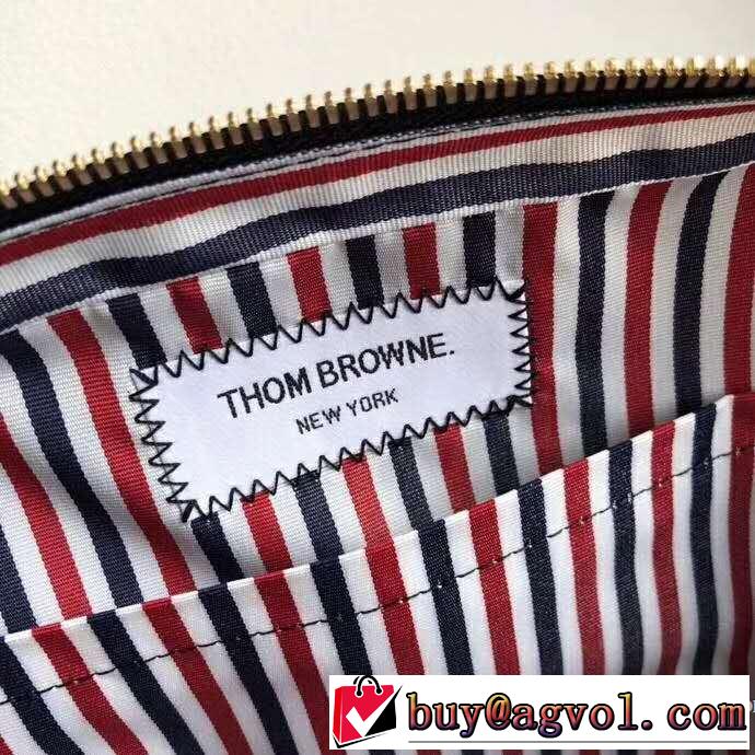 トムブラウン THOM BROWNE ポーチ 【2019年】夏のファッション 夏気分UP最新コレクション