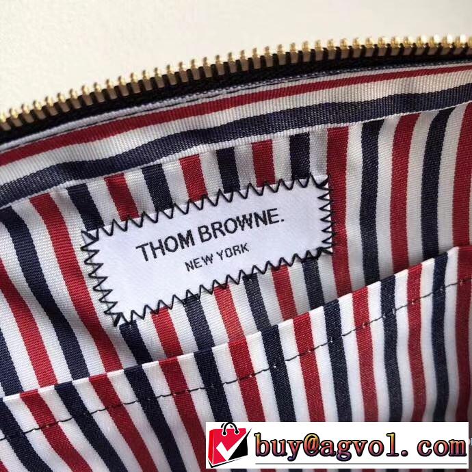 人気ストリートブランド新品 トムブラウン THOM BROWNE ポーチ 2019年春夏シーズンの人気