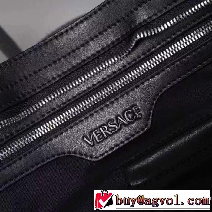 VERSACE OLYMPUSビジネスバッグ トート 先取り2019/2020秋冬ファッション ヴェルサーチ 激安 ハンドバッグ 高級レザー