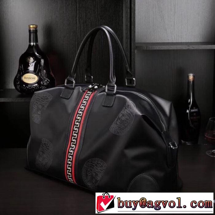 大容量お出かけ ヴェルサーチコピー ボストンバッグ レザービジネスカジュアル人気ランキング2019秋冬 VERSACE OLYMPUS GYM BAG
