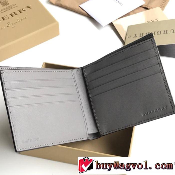 今期のトレンド定番アイテム 2019春夏は人気定番 バーバリー BURBERRY 財布/ウォレッ 2色可選