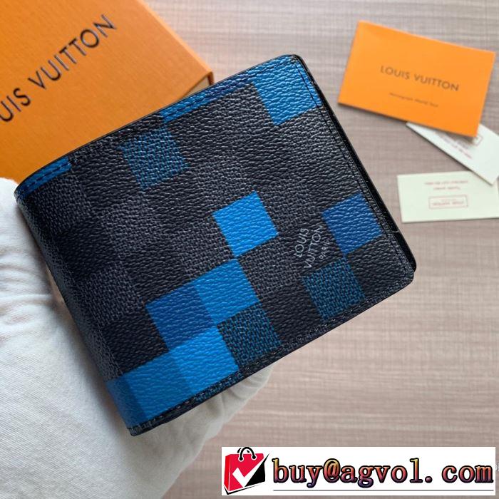 注目度が高まり最新コレクション 魅力的なカラー使い ルイ ヴィトン LOUIS VUITTON 財布 3色可選