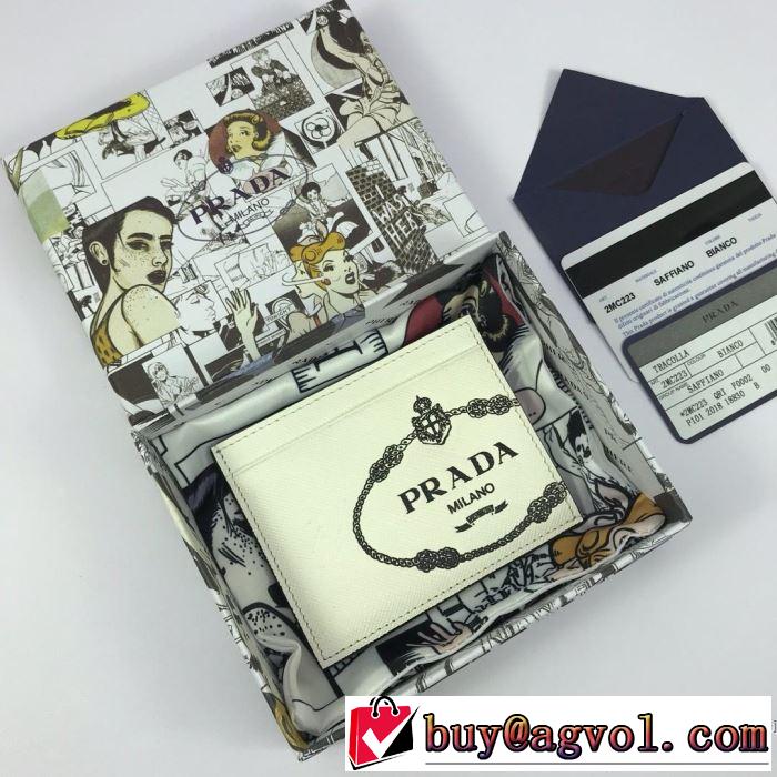 2019春夏人気トレンドアイテム 大人可愛いスタイル プラダ PRADA 財布 2色可選