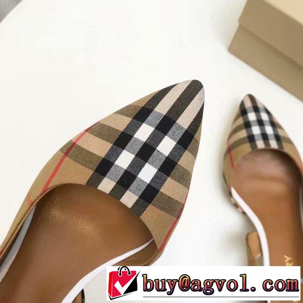 バーバリー BURBERRY ハイヒール 【2019春夏】最新コレクション 春夏シンプルファッションでOK！