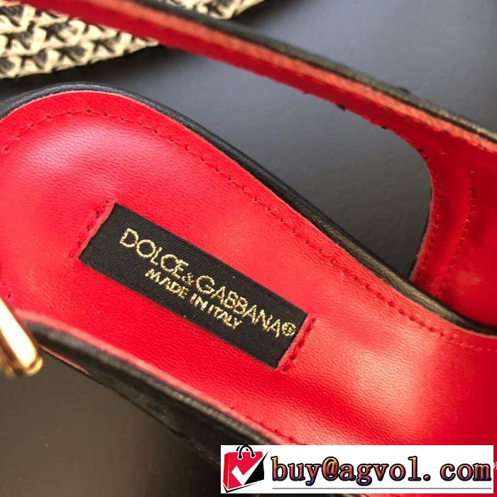 2019年春夏流行ファッション 大人の可愛さを引き立て ドルチェ＆ガッバーナ Dolce&Gabbana ハイヒール 3色可選