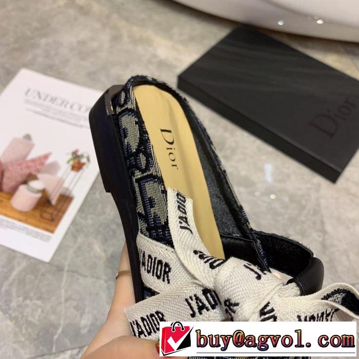 今シーズン注目のデザイン 2019春夏トレンドアイテム ディオール DIOR サボサンダル 3色可選
