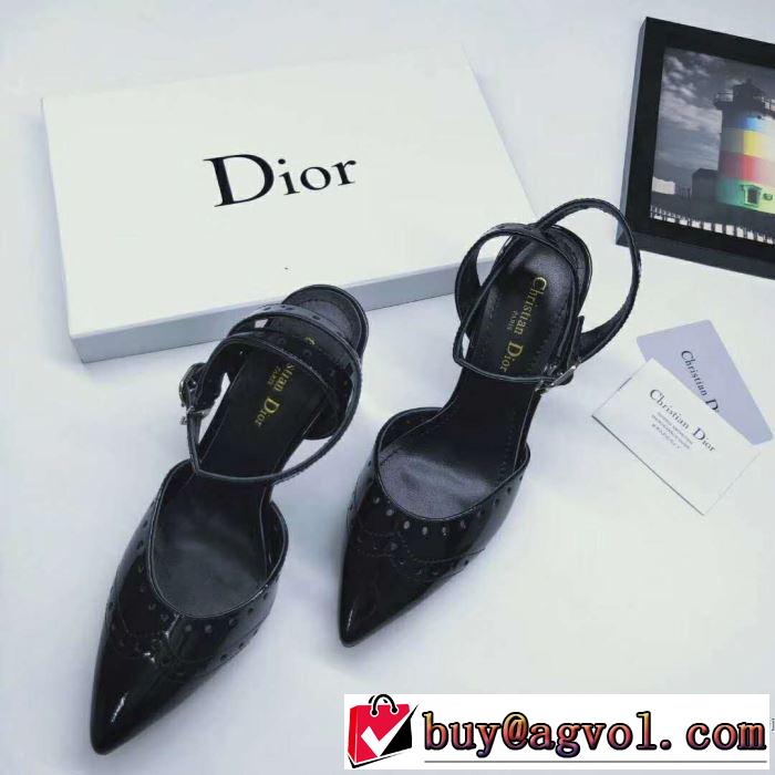 《2019年》今、注目のストリート 暑い季節も大活躍 ディオール DIOR ハイヒール 3色可選