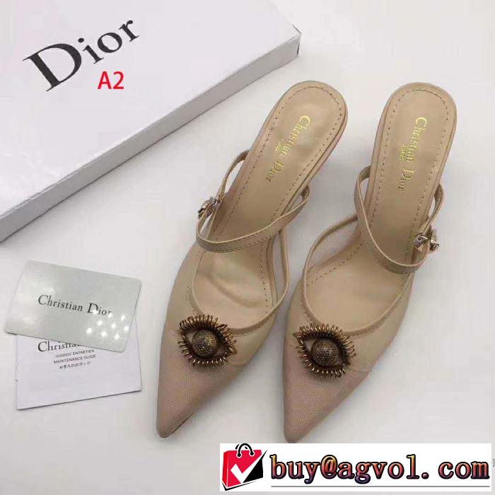 ディオール DIOR ハイヒール 2色可選 2019春夏の大注目トレンド まずは定番！人気アイテム