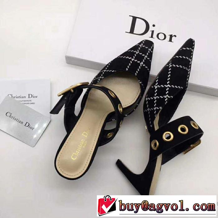 大人の可愛さを引き立て 2019年最新ファッション ディオール DIOR ハイヒール 多色可選