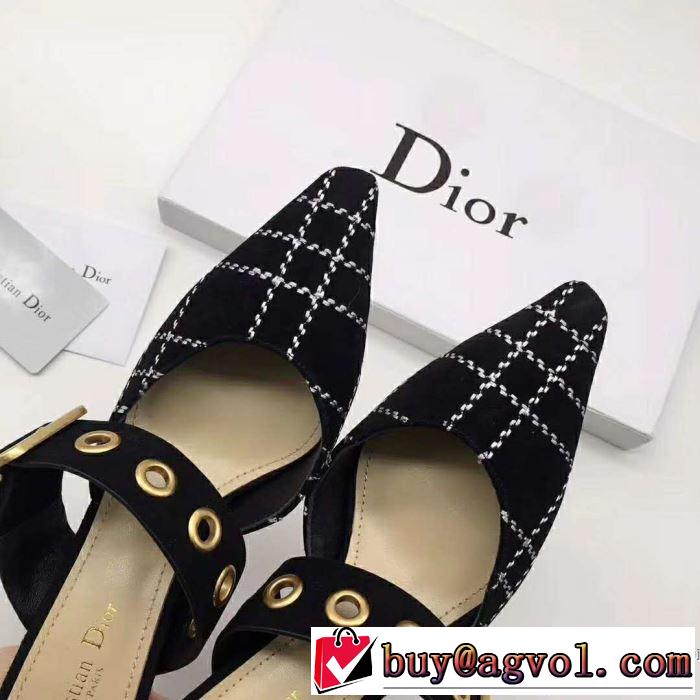 大人の可愛さを引き立て 2019年最新ファッション ディオール DIOR ハイヒール 多色可選