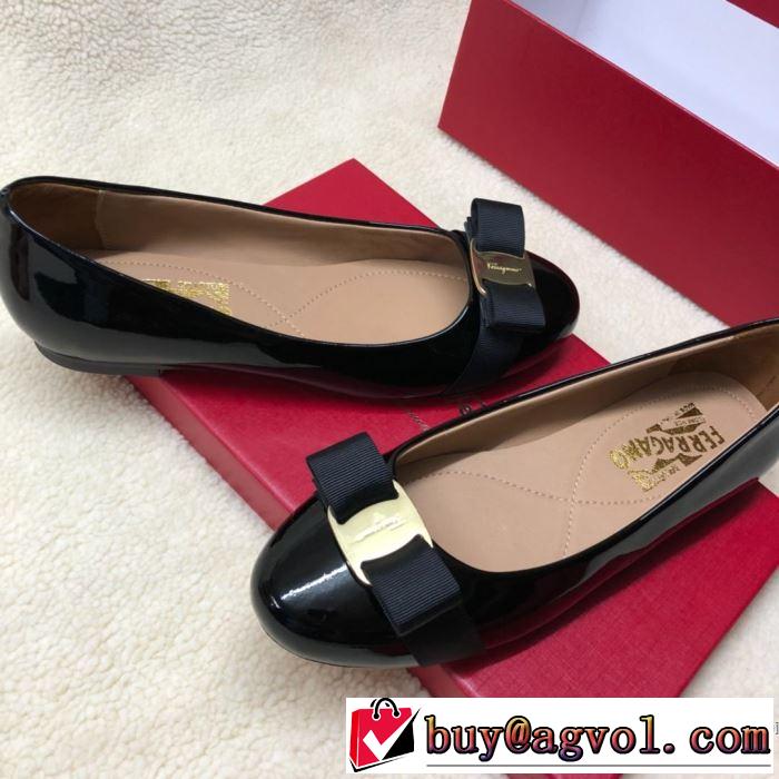 2019春夏トレンドアイテム 大人の可愛さを引き立て サルヴァトーレフェラガモ FERRAGAMO ローファー 多色可選