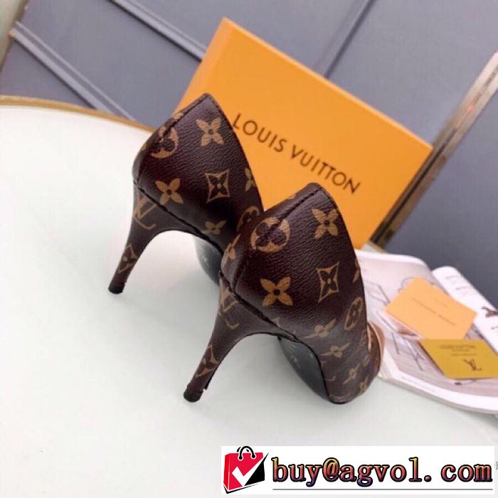 2019春夏の大注目トレンド ルイ ヴィトン LOUIS VUITTON ハイヒール 3色可選 今流行のストリート上品