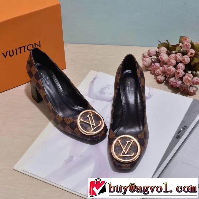 魅力的なカラー使い 《2019年》今、注目のストリート ルイ ヴィトン LOUIS VUITTON ハイヒール 2色可選