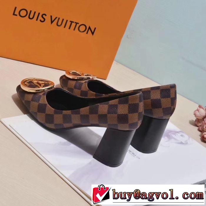 魅力的なカラー使い 《2019年》今、注目のストリート ルイ ヴィトン LOUIS VUITTON ハイヒール 2色可選