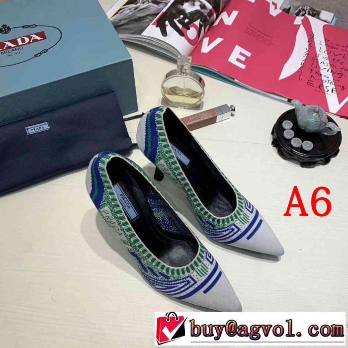 プラダ PRADA ハイヒール 多色可選 夏にぴったり限定アイテム 2019年の春夏に着たいス