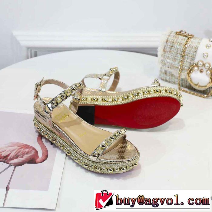 まずは定番！人気アイテム クリスチャンルブタン Christian Louboutin サンダル 春夏の流行り2019新品