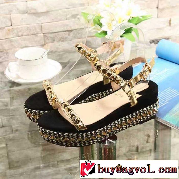 2019春夏は人気定番 人気夏ファションおすすめ クリスチャンルブタン Christian Louboutin サンダル 2色可選