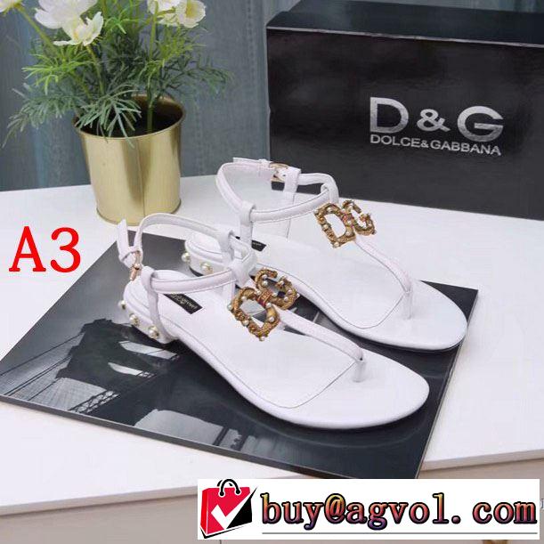 ドルチェ＆ガッバーナ Dolce&Gabbana サンダル 4色可選 2019年春夏のトレンドアイテム 今季流行りの人気新作