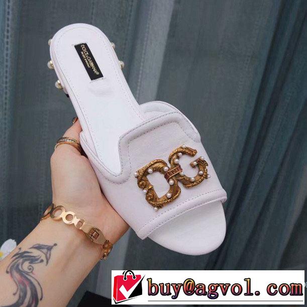 2019春夏も引き続きトレンド ドルチェ＆ガッバーナ Dolce&Gabbana サンダル 4色可選 目を引く春夏トップス