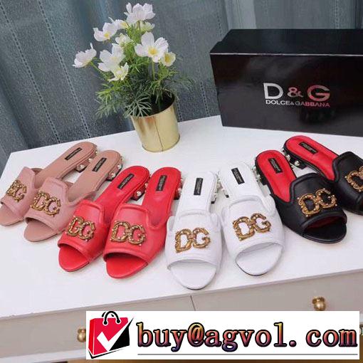2019春夏も引き続きトレンド ドルチェ＆ガッバーナ Dolce&Gabbana サンダル 4色可選 目を引く春夏トップス