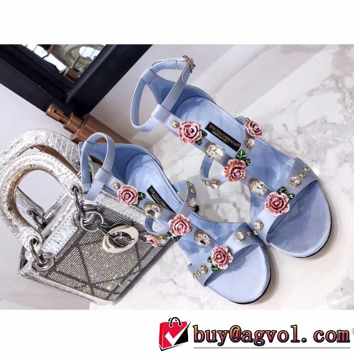 ドルチェ＆ガッバーナ Dolce&Gabbana サンダル 2色可選 【2019年】夏のファッション 優しげ人気アイテム