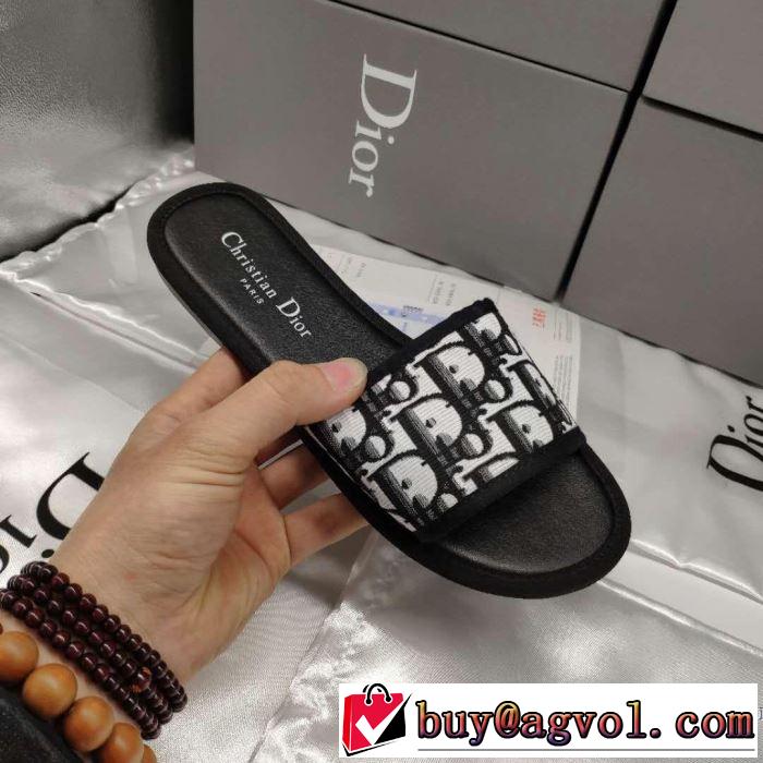 2019春夏も引き続きトレンド ディオール DIOR スリッパ 4色可選 春夏のトレンドアイテム