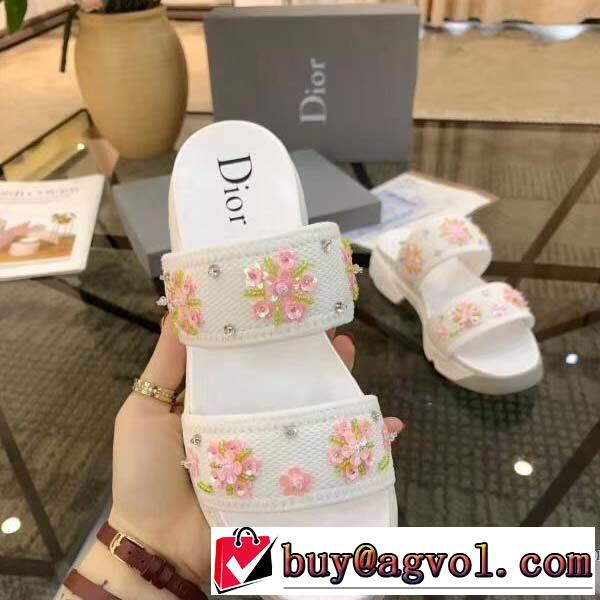 人気ストリートブランド新品 ディオール DIOR サンダル 2色可選 2019夏ファション新品
