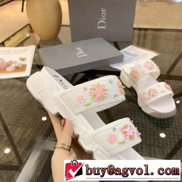 人気ストリートブランド新品 ディオール DIOR サンダル 2色可選 2019夏ファション新品