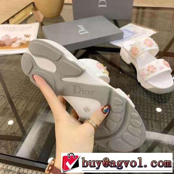 人気ストリートブランド新品 ディオール DIOR サンダル 2色可選 2019夏ファション新品