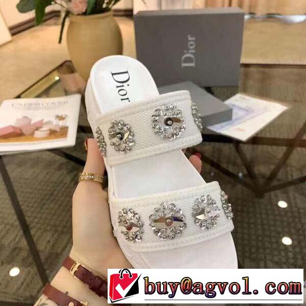 3色可選 サンダル 2019春夏も引き続き人気セール お洒落トレンド人気 ディオール DIOR