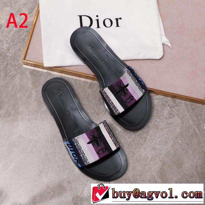 今季は特に注目ファション 2019春夏の大注目トレンド ディオール DIOR スリッパ 2色可選