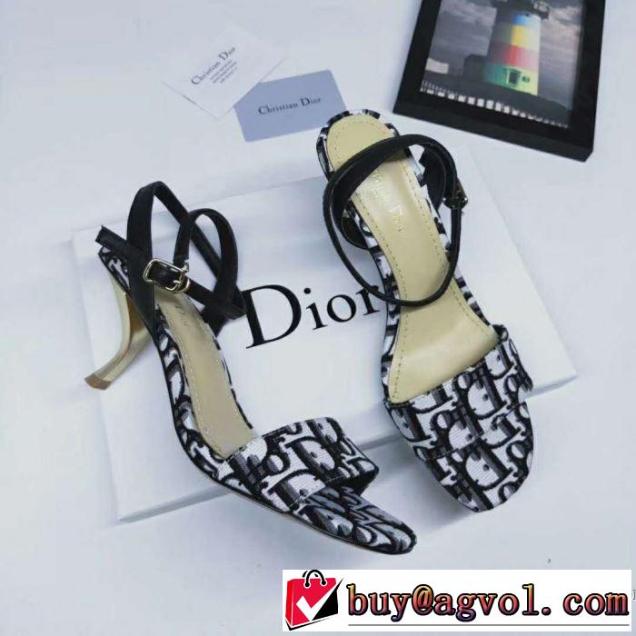 サンダル 4色可選 ディオール DIOR 春夏の流行り2019新品 爽やかすぎない大人の印象に